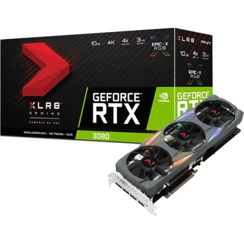 Image 1 of PNY GeForce RTX 3080 10GB XLR8 10GB GDDR6X (VCG308010TFXMPB)
