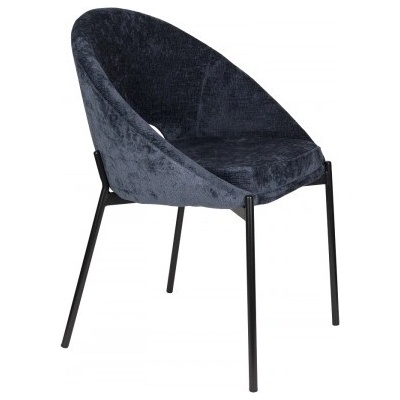 White Label Living Dando kov a polyester tmavě šedá 1100667