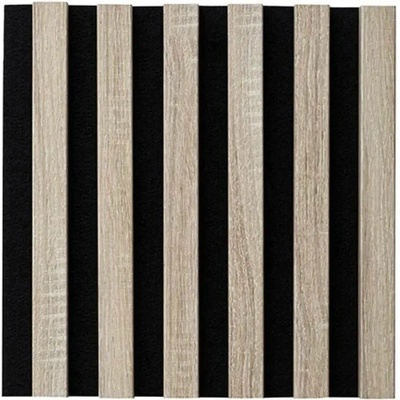 DeCori akustický 3D dub sonoma 20 x 300 x 2700 mm 0,81m²