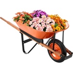 VEVOR Метална градинска количка vevor wb-1000/ 120 кг (wb-1000)