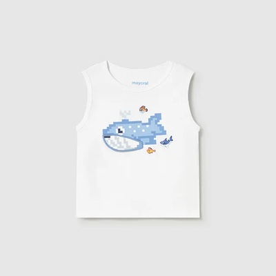 MAYORAL Топ с презрамки play Риба за бебе момче Mayoral