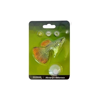 Macenauer Guppy Fish 9,7x14x2,5 cm