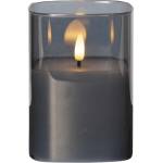 Star Trading Сива LED восъчна свещ в стъкло, височина 12, 5 см Flamme - Star Trading (063-94)