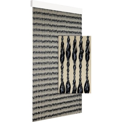 Záves na dvere Ember čierna 90x210 cm