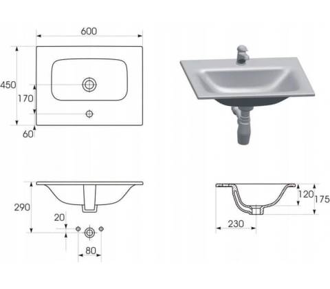 CERSANIT Moduo K116-043