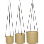 Hübsch Метални висящи и стенни покрития за кашпи в комплект 3 бр. ø 25 cm Bloom - Hübsch (941601)