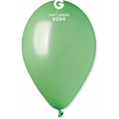 Svet balonku Balón metalický mätovo zelená 26 cm