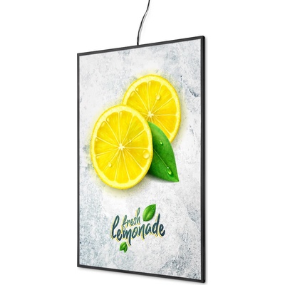 Jansen Display LED světelný zasouvací plakátový rám Slim A3 311 x 427 mm