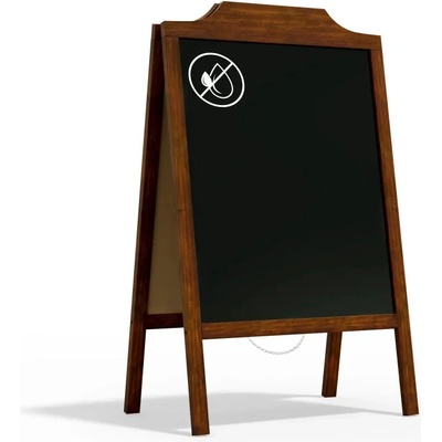 Allboards PK75WAVE reklamní áčko s křídovou tabulí 100 x 60 cm