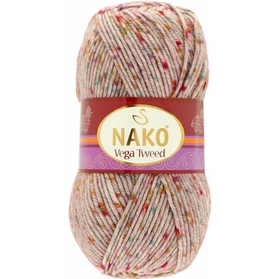 Nako Vega Tweed 32181 sivoružová