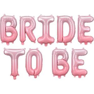 Party Deco Фолиев Надпис "Bride to Be", 350х45 см, Розов (FB35S-081)