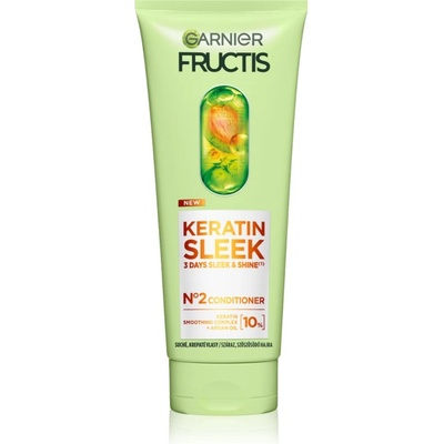 Garnier Fructis Keratin Sleek балсам за суха и крехка коса 200ml