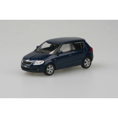 Abrex Škoda Fabia II 2006 Storm Metalíza modrá 1:43