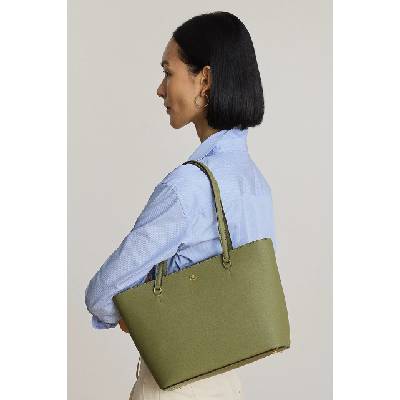 Ralph Lauren шопинг чанта дамска от кожа (431924351)