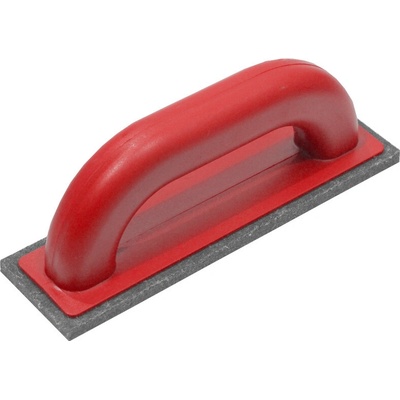 TOPTRADE hladítko ABS, plsť hnedá, špaletové, 220 x 65 x 10 mm