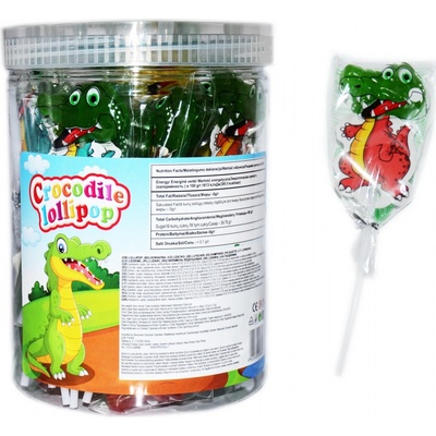 Ovocné lízátko Crocodille lollipop 12 g 30ks