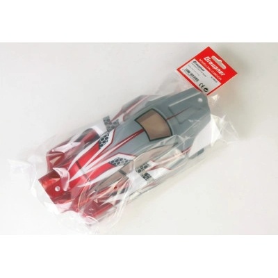 GRAUPNER Karoserie červená včetně křídla