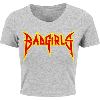 Mister Tee Тениска Badgirls Cropped Tee grey XXLUB-MST005-00111 - Камуфлаж, размер XXL