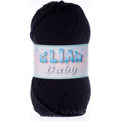 VSV Pletací příze Elian Baby 217 - černá