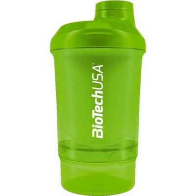 BiotechUSA Šejkr Wave + nano 300ml - zelený