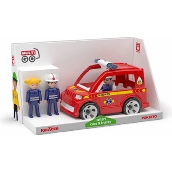 Efko Igráček MultiGO Trio Fire set auto hasičské + 3 figurky s doplňky