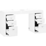 Activeshop Cosmetic desk 314 with cassette absorber white