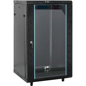 vidaXL 18U Сървърен шкаф с въртящи се крака 19" IP20 60x60x100 см (30266)