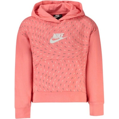 Nike Felpa Senza Zip Bambina Rosa Růžová