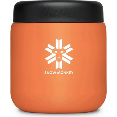 Snow Monkey termoska na jídlo Foodie Midi 480 ml oranžová