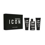Dsquared2 Dsquared2 Icon Pour Homme Подаръчен комплект за мъже Размер EDP 100 ml + 100 ml душ гел + 100 ml лосион за тяло