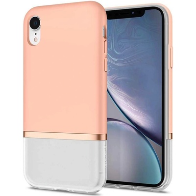 Spigen La Manon Jupe Case - дизайнерски хибриден кейс за iPhone XR (розов)
