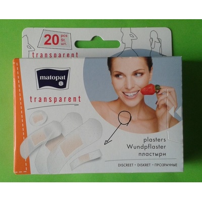 Matopat Náplast Transparent 20 ks