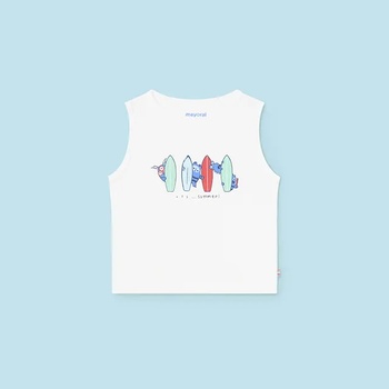 MAYORAL Потник summer play в бяло за бебе момче Mayoral