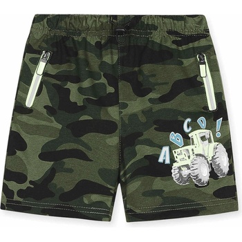 Kugo chlapčenské šortky MT0527 khaki / neónový bager