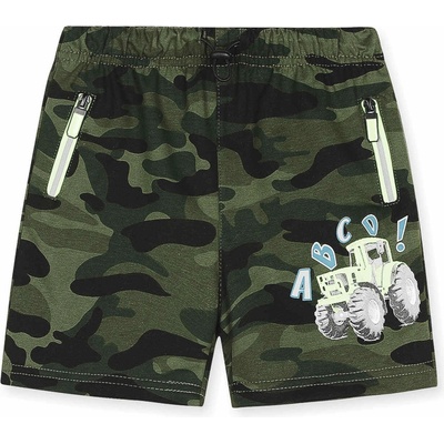 Kugo chlapčenské šortky MT0527 khaki / neónový bager