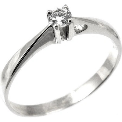 Šperky-NM Zlatý prsten se zirkonem 920