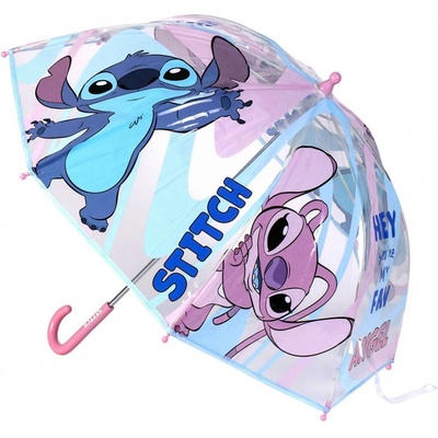 Lilo a Stitch deštník dětský průhledný modrý – Zboží Dáma