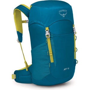 Osprey Детска детска раница Osprey Kid's Jet 18 Kids' backpack - Blue Spikemoss / Lemongrass - размер One Size (508-0705-0111)