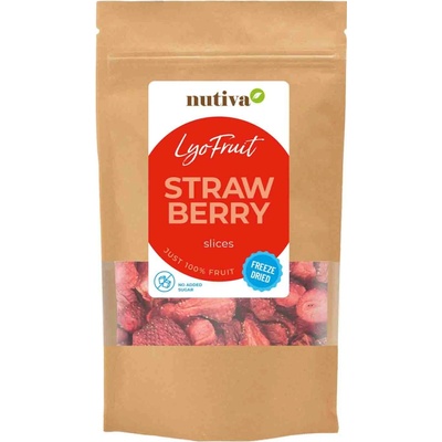 NUTIVA Lyofilizované jahody 100 g