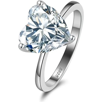 Majya Stříbrný prsten zirkonové QUEEN'S HEART 11190 7