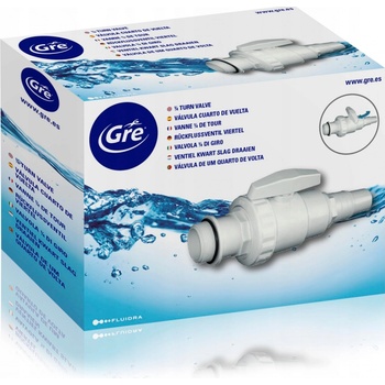 GRE Uzavírací ventil pro hadice 32/38 mm a 1 1/2"