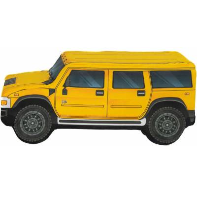 Impar Plyšový Hummer, žlutý (PLYSOVE-VLACKY-HUMMER-ZLUTY)