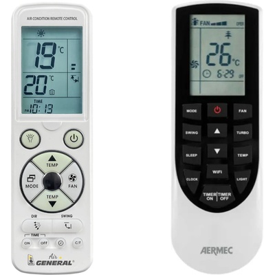 General Aermec spg250w, slg250w - луксозно с подсветка дистанционно управление (spg250w, slg250w)