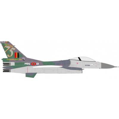 Herpa F-16A Fighting Falcon Royal Belgian Air Force 350 Squadron “Ambiorix” Florennes AB 75 Years 1:72