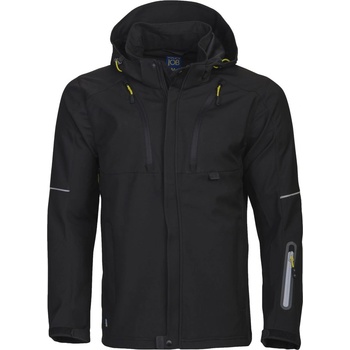 ProJob 3406 functional jacket/Мъжко трислойно софтшел работно яке - черно m (64340600202)