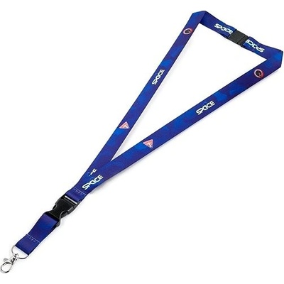 Šňůrka na krk Oxybag s karabinkou Space