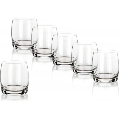 uet C Nízké sklenice Banqrystal Leona sada 6 x 280 ml