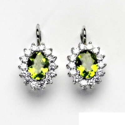 Čištín 81483264 čiré zirkony přírodní olivín NK 1507