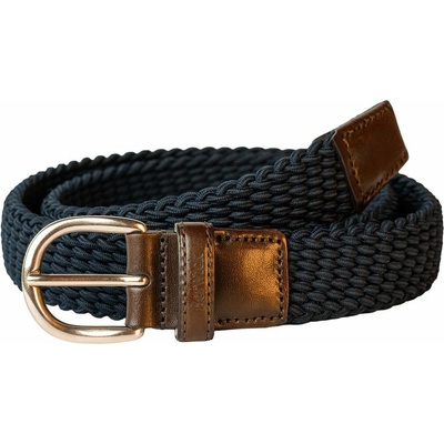 Berwick Berwick Strečový pletený pásek ze Španělska Carmona Navy Blue