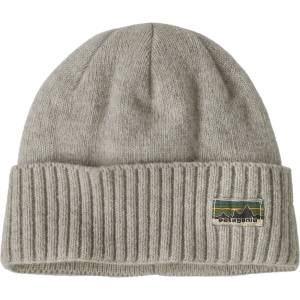 Patagonia Зимна шапка (beanie) Patagonia Brodeo Beanie - OG Legacy Label: Crisp Grey - размер One Size (204-3175-4011)